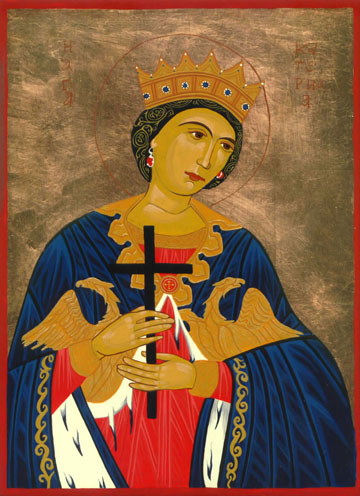 St Catherine Icon by Olga Christine