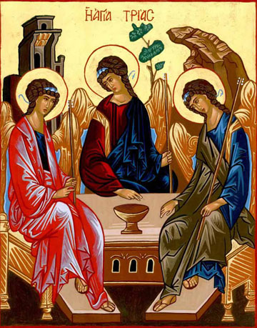 Trinity Icon by Olga Christine