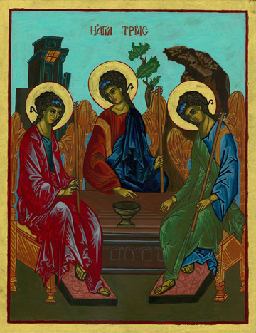 Trinity Icon by Rose Lukjanenko